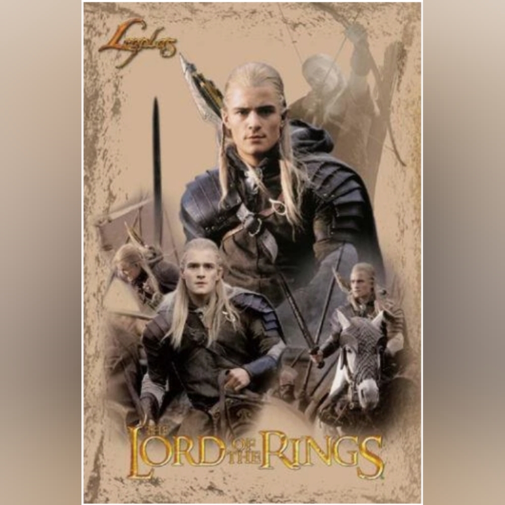 SEALED Lord of the Rings LEGOLAS Poster